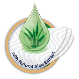 Infused with Aloe Vera Extract